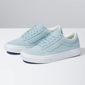 Vans Old Skool Houndstooth Embossed - Winter Sky/True White